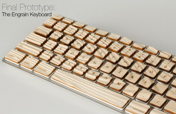 Клавиатура из дерева