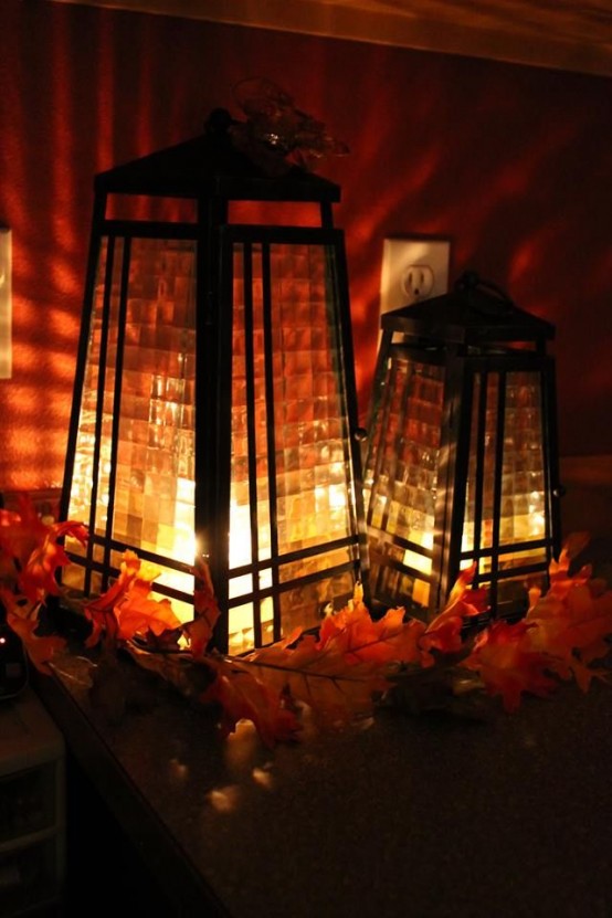 49 идей использования фонарей в осеннем декоре