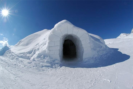 Снежные дома от Iglu-Dorf