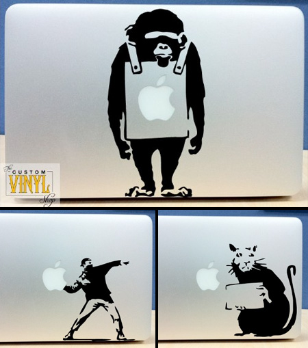 Креативные наклейки для MacBook